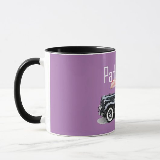 Paddle op het klassieke ontwerp van de auto - geco mok (Links)