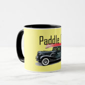 Paddle op het klassieke ontwerp van de auto - geco mok (Voorkant links)