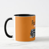 Paddle op het klassieke ontwerp van de auto - geco mok (Links)