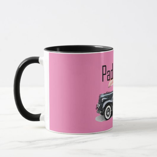 Paddle op het klassieke ontwerp van de auto - geco mok (Links)