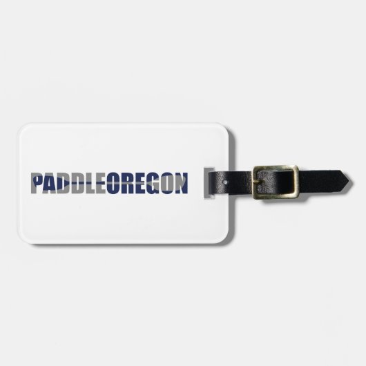 Paddle Oregon Kayaking Bagagelabel (Voorkant horizontaal)