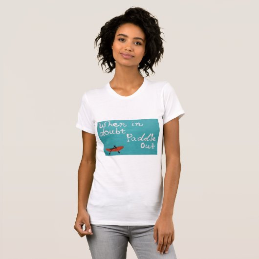 Paddle out t-shirt (Voorkant volledig)