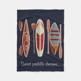 Paddle Passion Fleece Deken