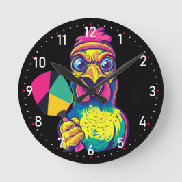 Paddle Peckin' Time Pickleball  Ronde Klok