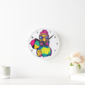 Paddle Peckin' Time Pickleball Ronde Klok (Huis)