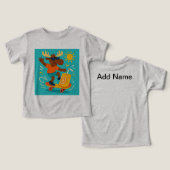 Paddle Pops & Flip Flops – Juggling Moose Summer T (Ontwerp Voorkant & Achterkant)