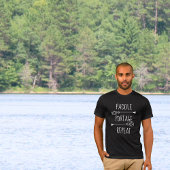 Paddle Portage herhalen. Grenswateren T-shirt