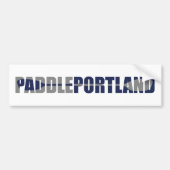 Paddle Portland Kayaking Bumpersticker (Voorkant)