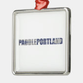 Paddle Portland Kayaking Metalen Ornament (Links)