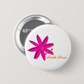 Paddle Power (roze) Ronde Button 5,7 Cm (Voorkant /achterkant)