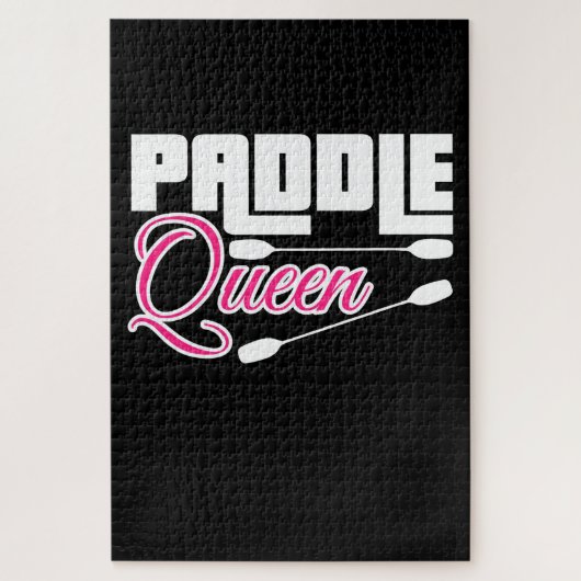 Paddle Queen Girl Kayak Legpuzzel (Verticaal)
