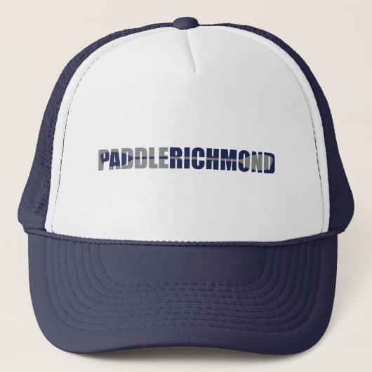 Paddle Richmond Virginia Kayaking Trucker Pet (Voorkant)