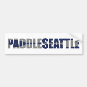Paddle Seattle Kayaking Bumpersticker (Voorkant)
