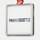 Paddle Seattle Kayaking Metalen Ornament (Links)