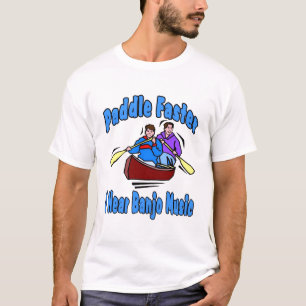 Paddle Sneller hoor ik Banjo Music T-shirt