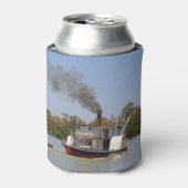 Paddle Steamer Chugging Down River Murray Blikjeskoeler (Blikje Voorkant)