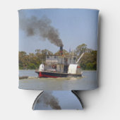 Paddle Steamer Chugging Down River Murray Blikjeskoeler (Voorkant)