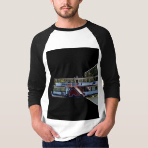 Paddle Steamer Dimensional Art T-shirt