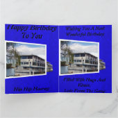 Paddle Steamer Jumbo Birthday Kaart (Binnen)