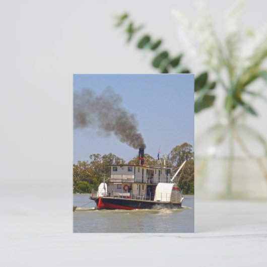 Paddle Steamer, Murray, Briefkaart (Staand voorkant)
