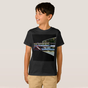 Paddle Steamer op de rivier, T-shirt