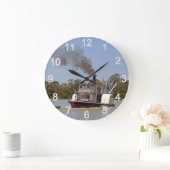 Paddle Steamer River Murray, Wall Clock Grote Klok (Huis)