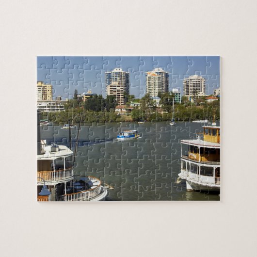 Paddle Steamers, Brisbane River, Brisbane Legpuzzel (Horizontaal)