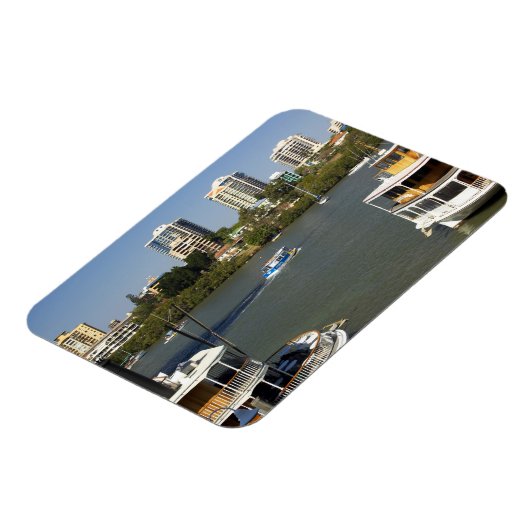 Paddle Steamers, Brisbane River, Brisbane Magneet (Linkerzijde)
