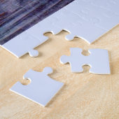 Paddle steamers in een race om middernacht legpuzzel (Zijkant)