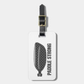 Paddle Strong Bagagelabel (Voorkant verticaal)
