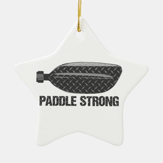 Paddle Strong Keramisch Ornament (Voorkant)