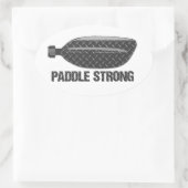 Paddle Strong Ovale Sticker (Tas)