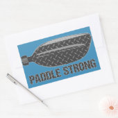 Paddle Strong Rechthoekige Sticker (Envelop)
