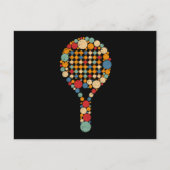 Paddle Tennis Briefkaart (Voorkant)