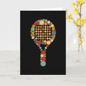 Paddle Tennis Kaart (Gele Bloem)