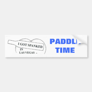 PADDLE TIJD BUMPERSTICKER