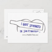 PADDLE TIME SAN FRANCISCO BRIEFKAART (Voorkant / Achterkant)