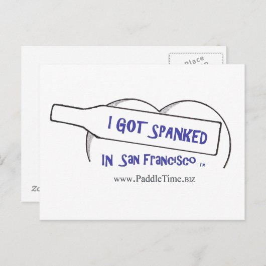 PADDLE TIME SAN FRANCISCO BRIEFKAART (Voorkant / Achterkant)