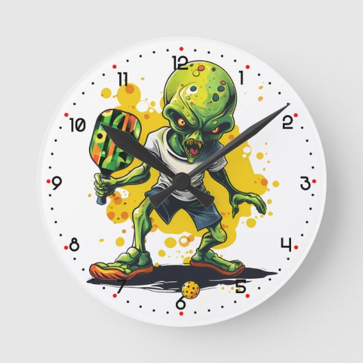 Paddle to the Mothership Pickleball  Ronde Klok (Voorkant)