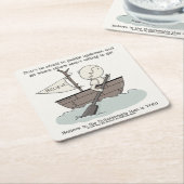 Paddle upstream kartonnen onderzetters (Schuin)