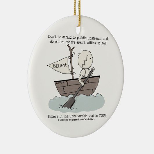 Paddle upstream keramisch ornament (Rechts)