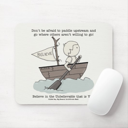 Paddle upstream muismat (Met muis)