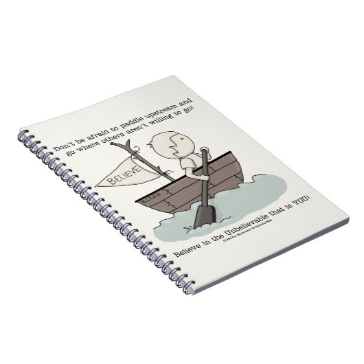 Paddle upstream notitieboek (Rechterzijde)