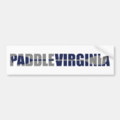 Paddle Virginia Kayaking Bumpersticker (Voorkant)