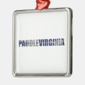 Paddle Virginia Kayaking Metalen Ornament (Links)