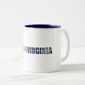 Paddle Virginia Kayaking Tweekleurige Koffiemok (Voorkant rechts)