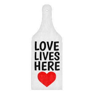 PADDLE WEDDING GIFT, LIEFT HIER LEVEN OP SNIJPLANK