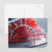 Paddle Wheel Briefkaart (Voorkant / Achterkant)