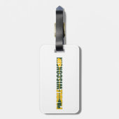 Paddle Wisconsin Kayaking Bagagelabel (Achterkant verticaal)