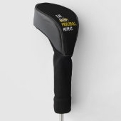 Paddleball - Eat Sleep Pickleball Herhalen Golfheadcover (Schuin)